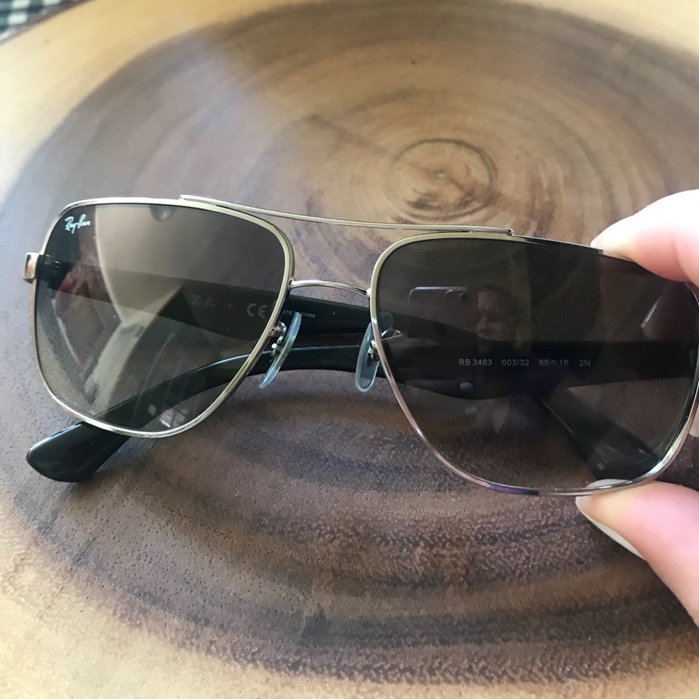 Silver Ray Bans
